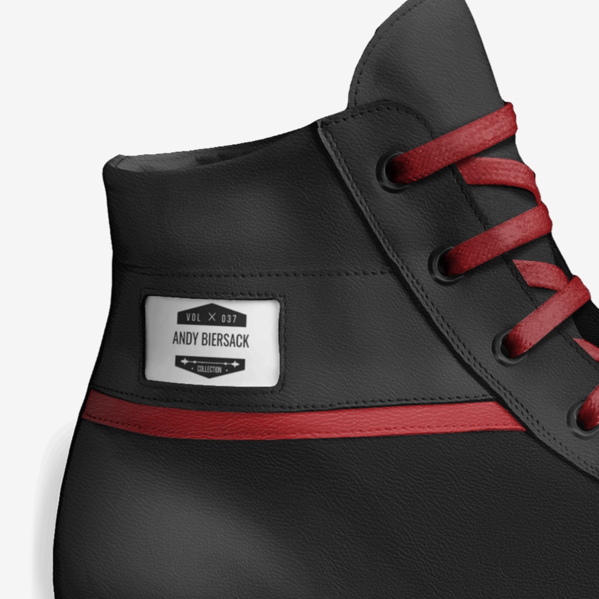 Andy Biersack custom made in Italy shoes by Nathan | Detail view