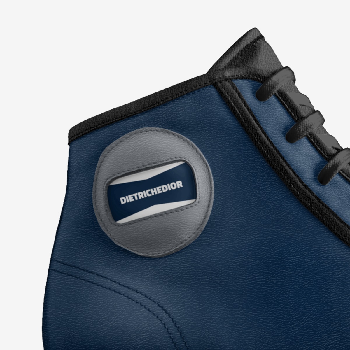 The Blue Shoe custom made in Italy shoes by Roderick Johnson | Detail view