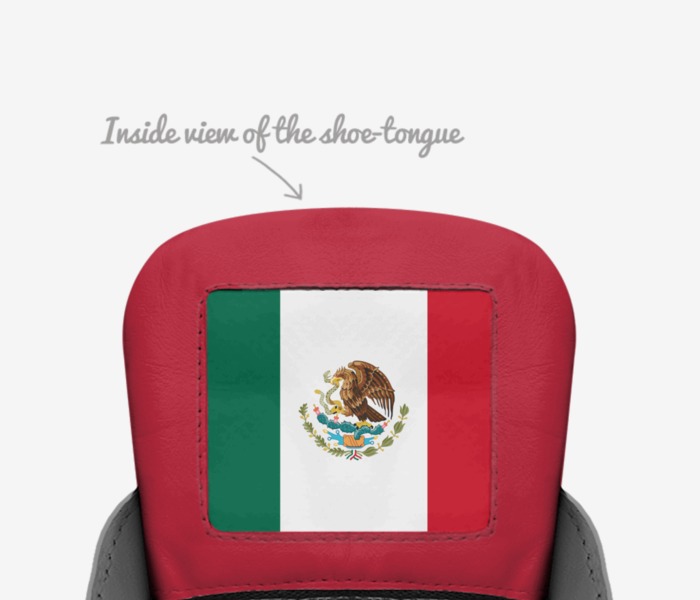 Cartel custom made in Italy shoes by Merch Cartel | Tongue view