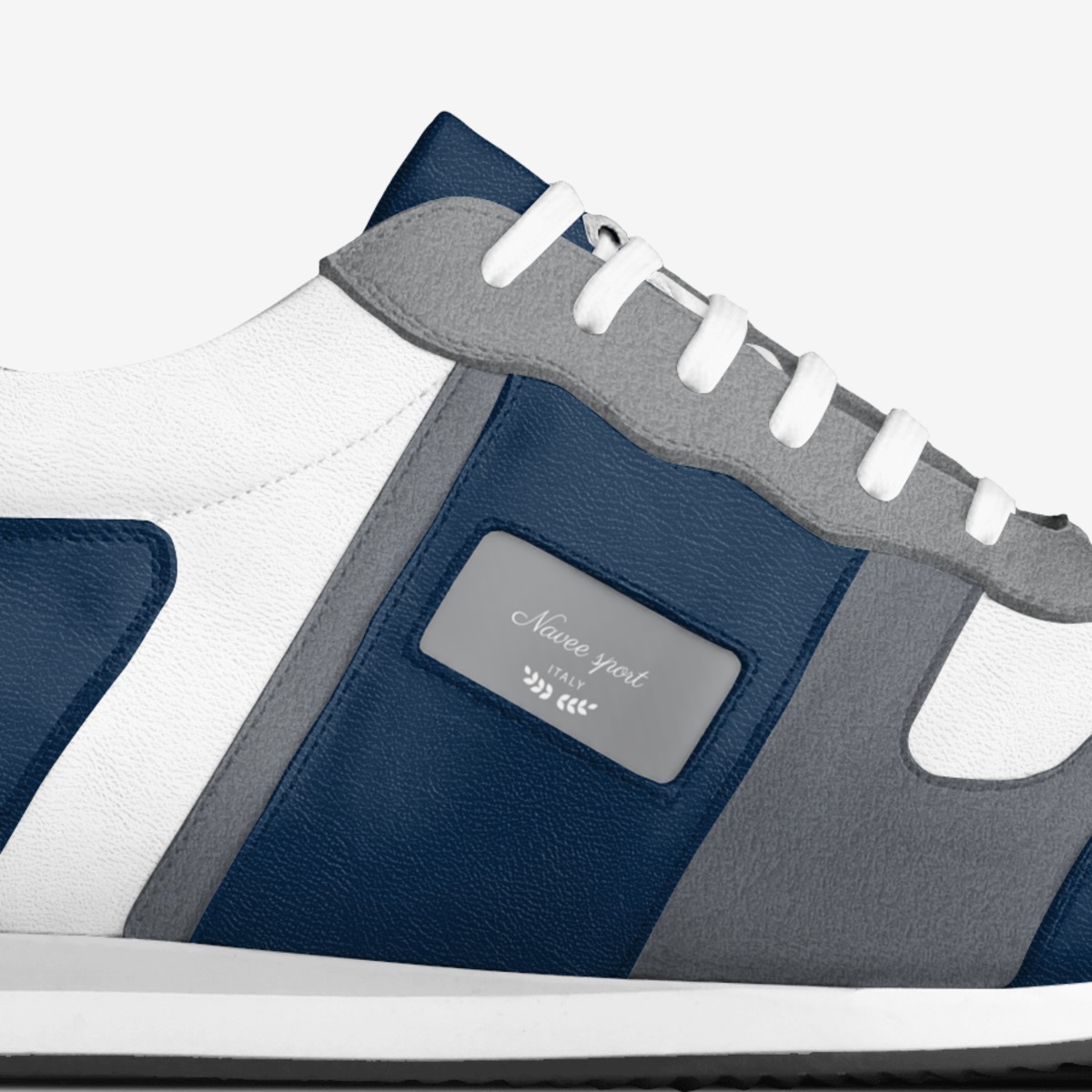 Navee sport  custom made in Italy shoes by Erick Hannah | Detail view