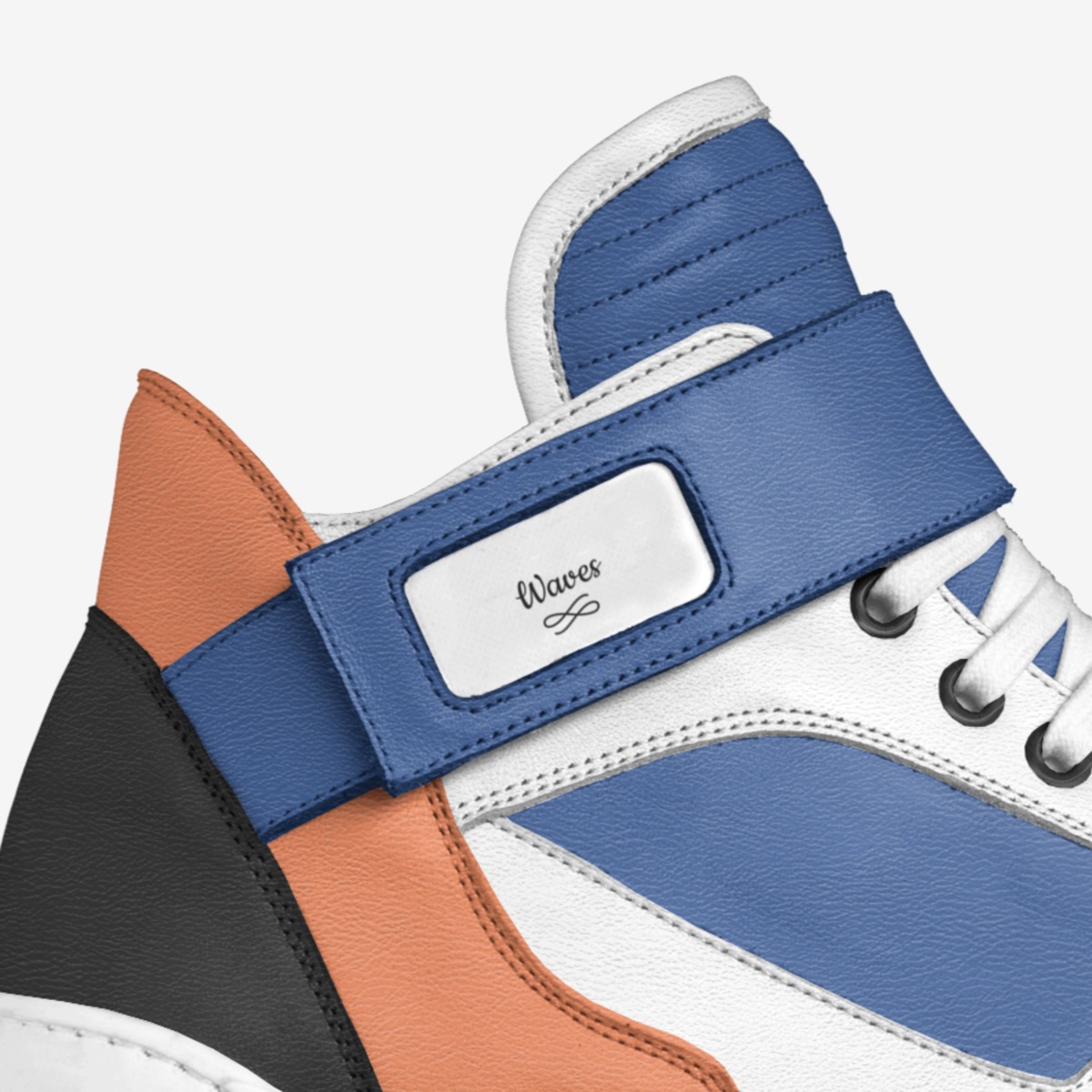Waves custom made in Italy shoes by Jay | Detail view