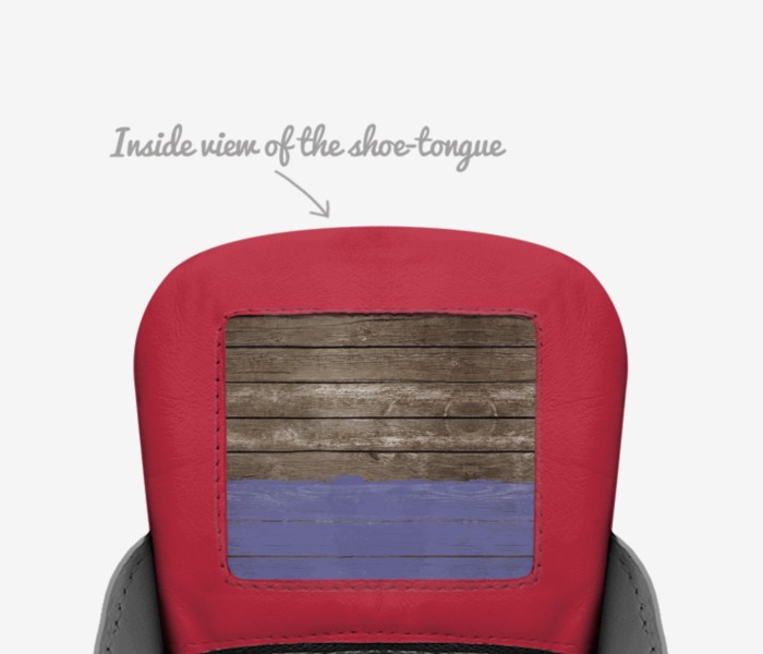 Zh custom made in Italy shoes by Zachary Hollingsworth | Tongue view