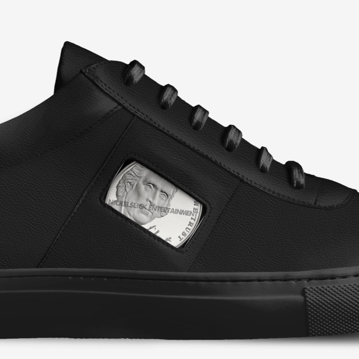 Nickel$lick Custom custom made in Italy shoes by Lateef Williams | Detail view