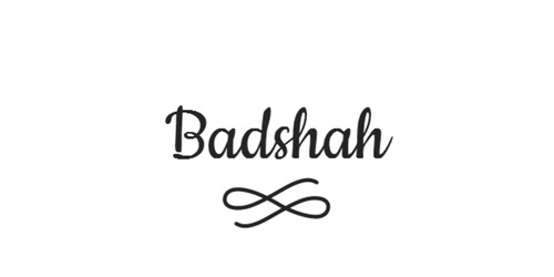 Badshah name logo in unique and new hindi calligraphy font wall mural •  murals calligraphy, symbol, illustration | myloview.com