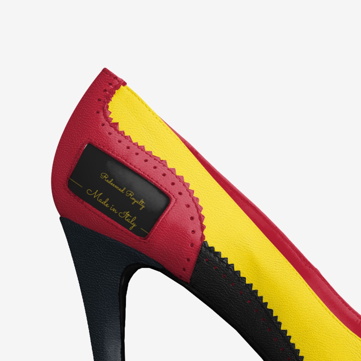 Redeemed custom made in Italy shoes by Davon Nelson | Detail view