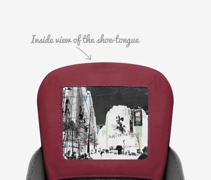RBG custom made in Italy shoes by Jordan B Smith Iii | Tongue view