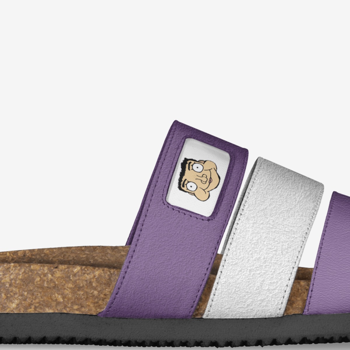 Air Pleb custom made in Italy shoes by Hayden Bagley | Detail view