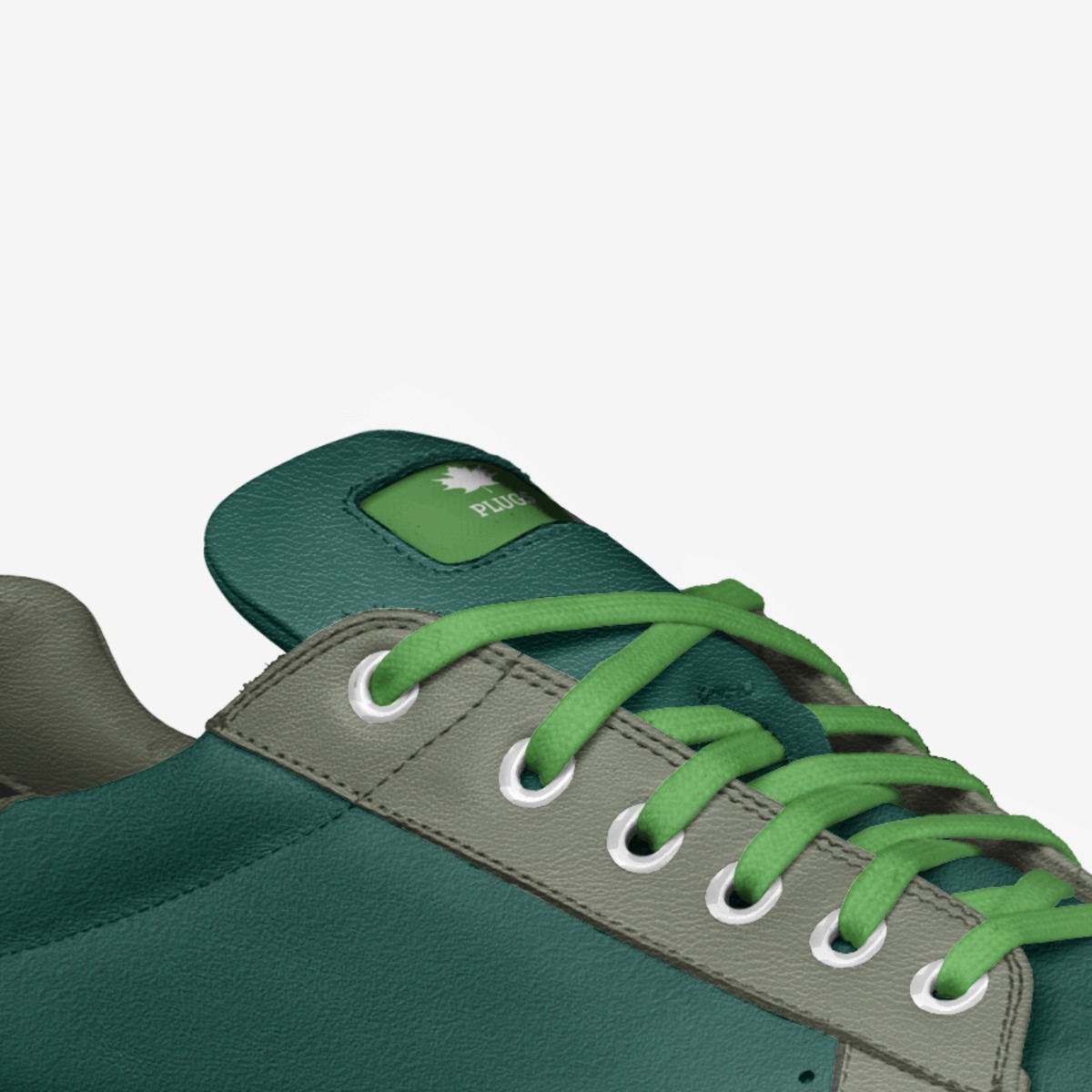 PLUG$ custom made in Italy shoes by Ryan Costa | Detail view