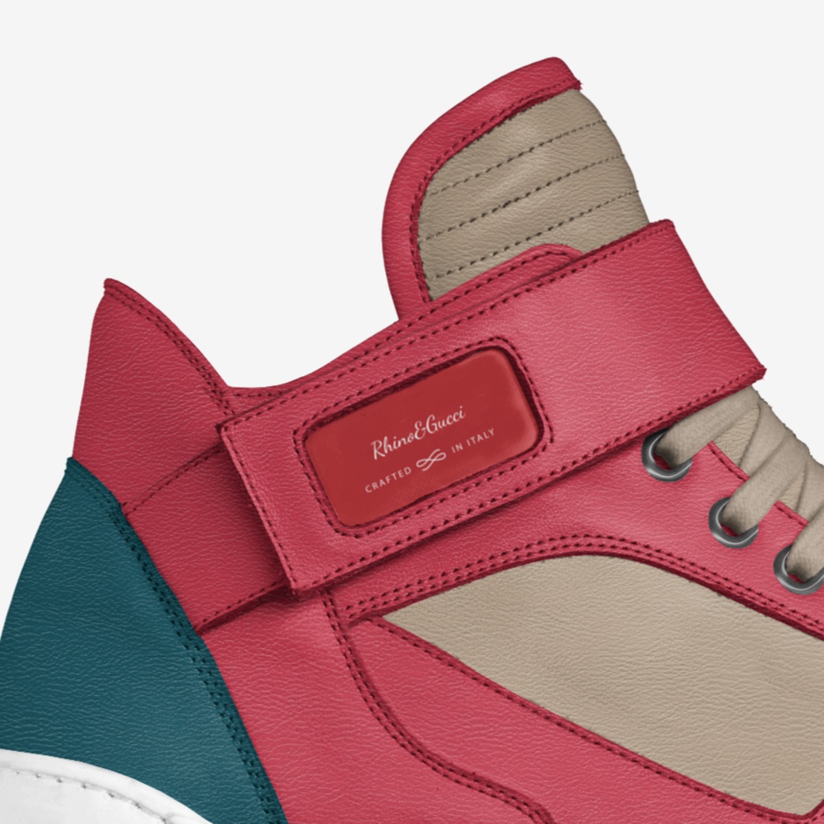 Rhino custom made in Italy shoes by Collin Mclaughlin | Detail view