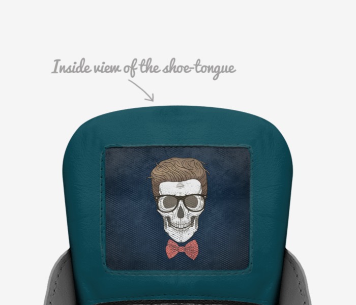 ER custom made in Italy shoes by Evan Rusk | Tongue view