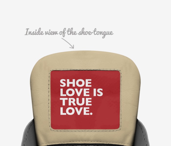 Comfort Zone custom made in Italy shoes by Sudeep | Tongue view