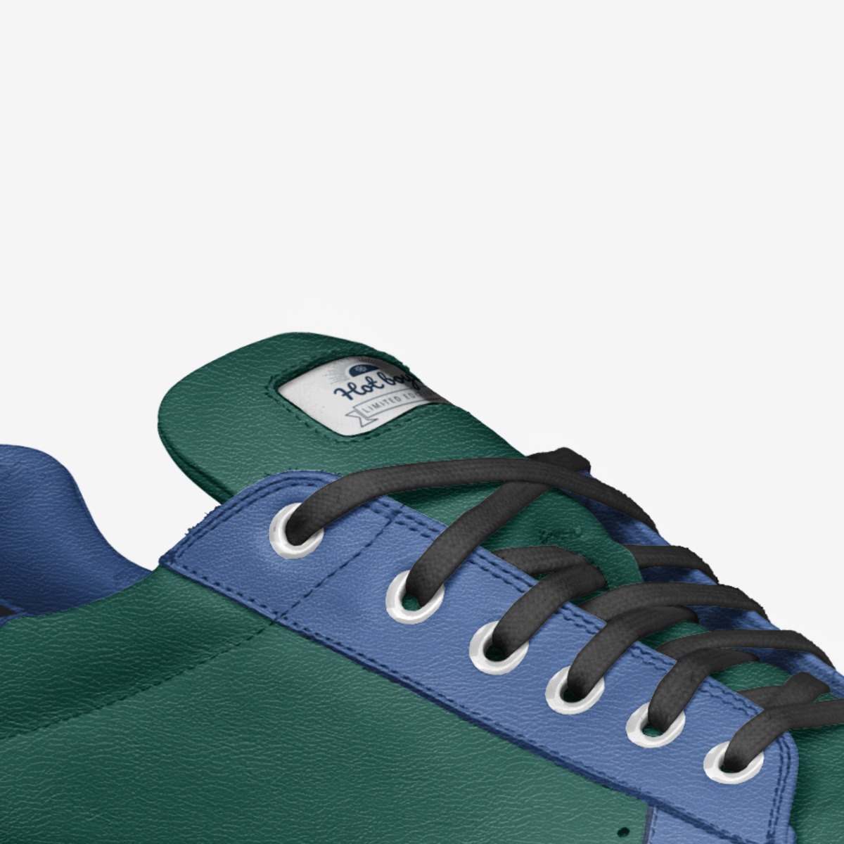 Hot boyz custom made in Italy shoes by Derrick Bennett | Detail view