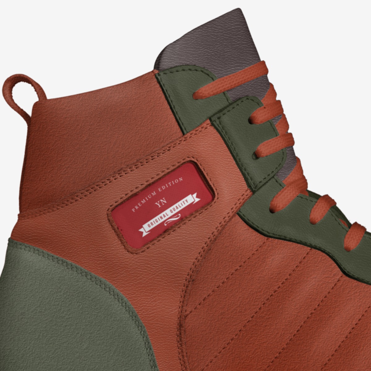 YN  custom made in Italy shoes by Karriem Muhammad | Detail view