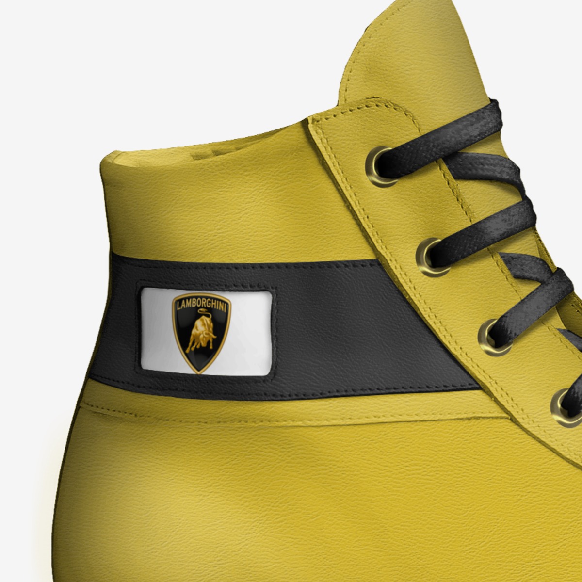Lambo Boost custom made in Italy shoes by Lucas Saltz | Detail view