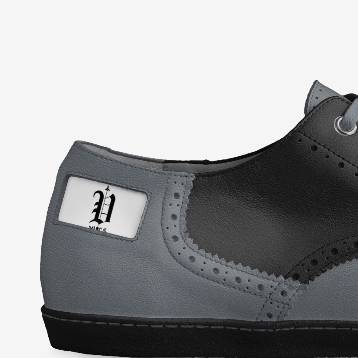 Vics greyhound custom made in Italy shoes by Brayden Murphy | Detail view