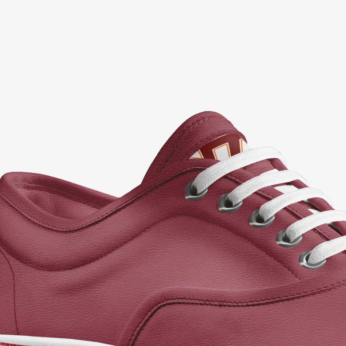 Virginia Tech Shoe custom made in Italy shoes by Trent Parsons | Detail view