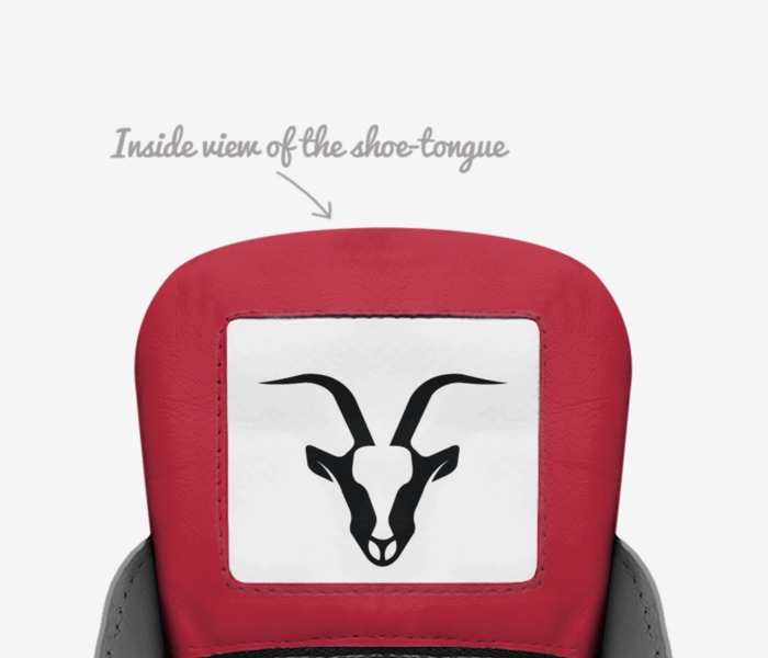 GOAT custom made in Italy shoes by Jdjrj | Tongue view