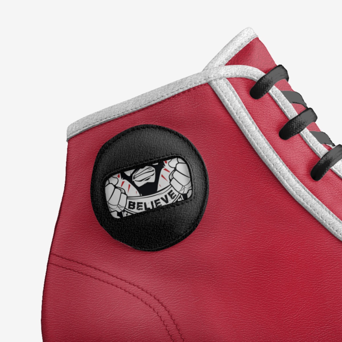 THE FIGHT custom made in Italy shoes by Luther Smith | Detail view