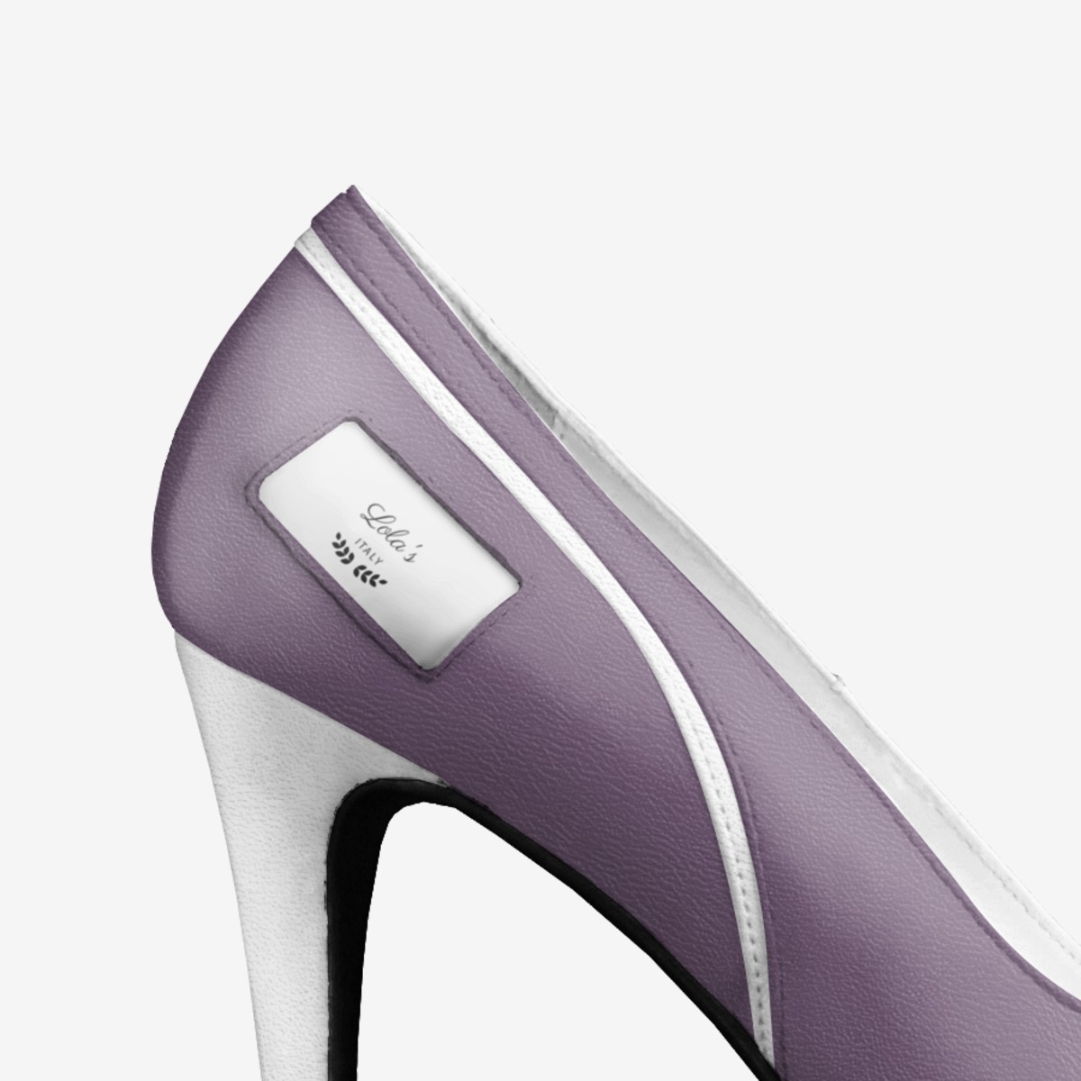 Lola's custom made in Italy shoes by Cleveland Davis | Detail view
