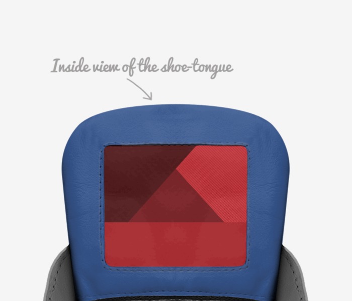 JS custom made in Italy shoes by Jacy Conaway | Tongue view