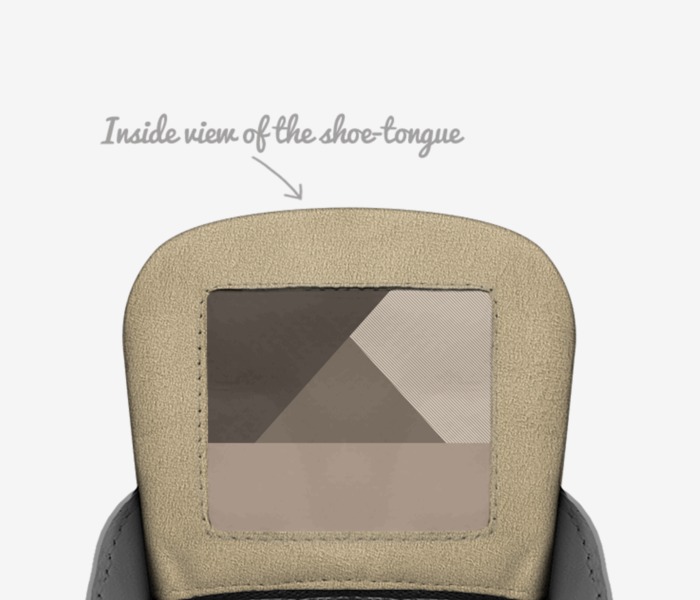 C&A custom made in Italy shoes by Angelo | Tongue view