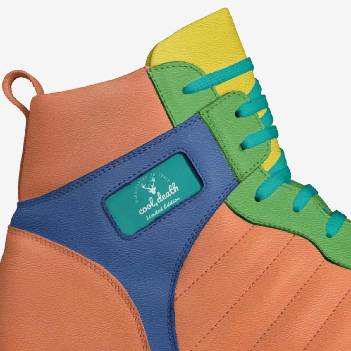 cool,death custom made in Italy shoes by Aidan James Coon | Detail view
