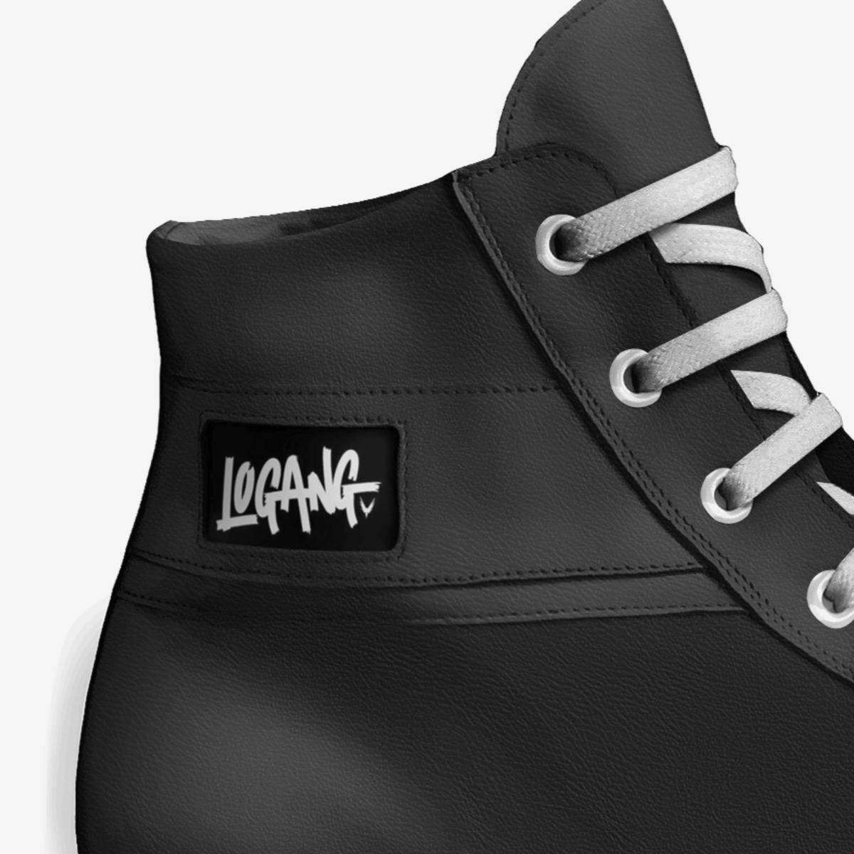 Logan Paul custom made in Italy shoes by Billy Georgantis | Detail view