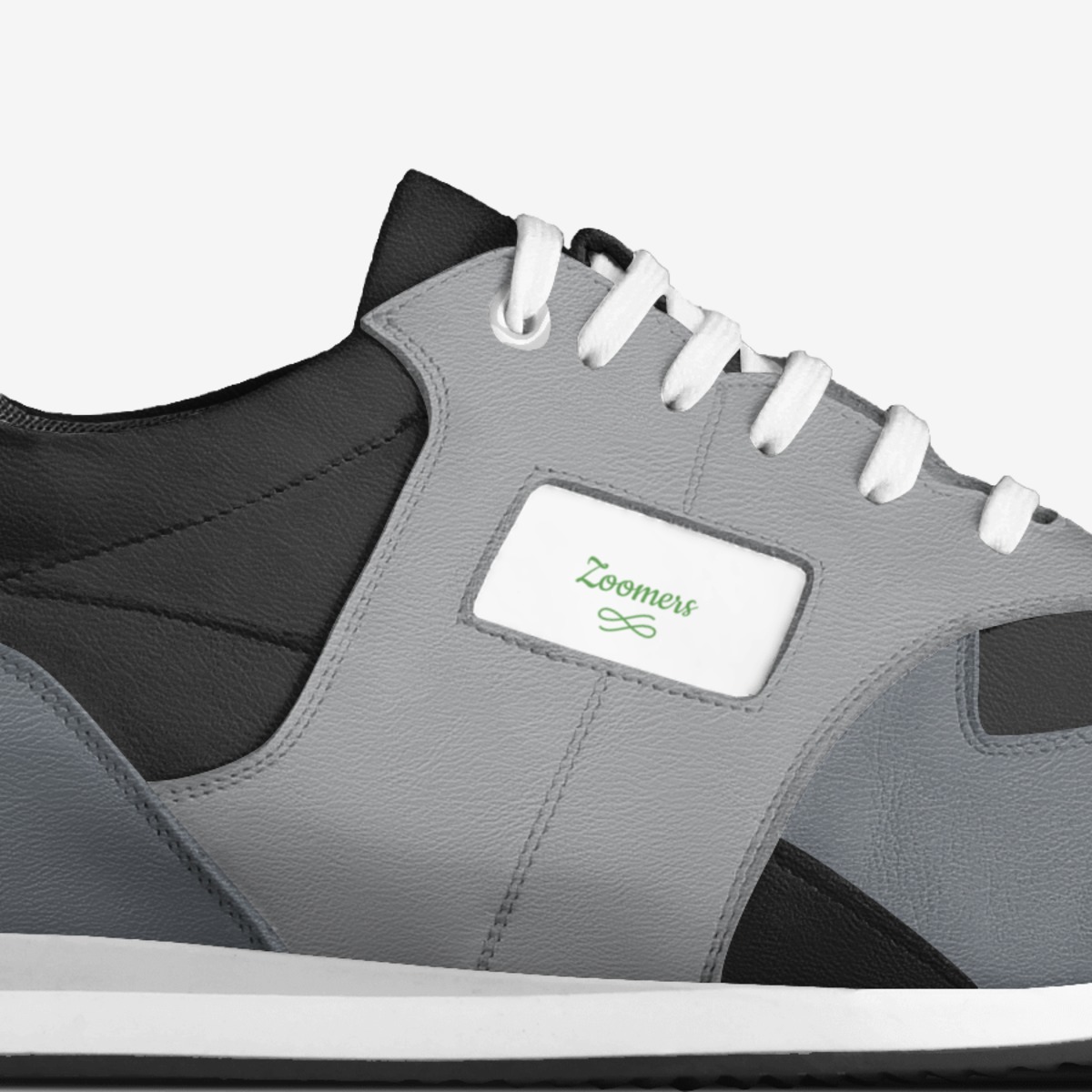 Zoomers  custom made in Italy shoes by Luke Bowman | Detail view