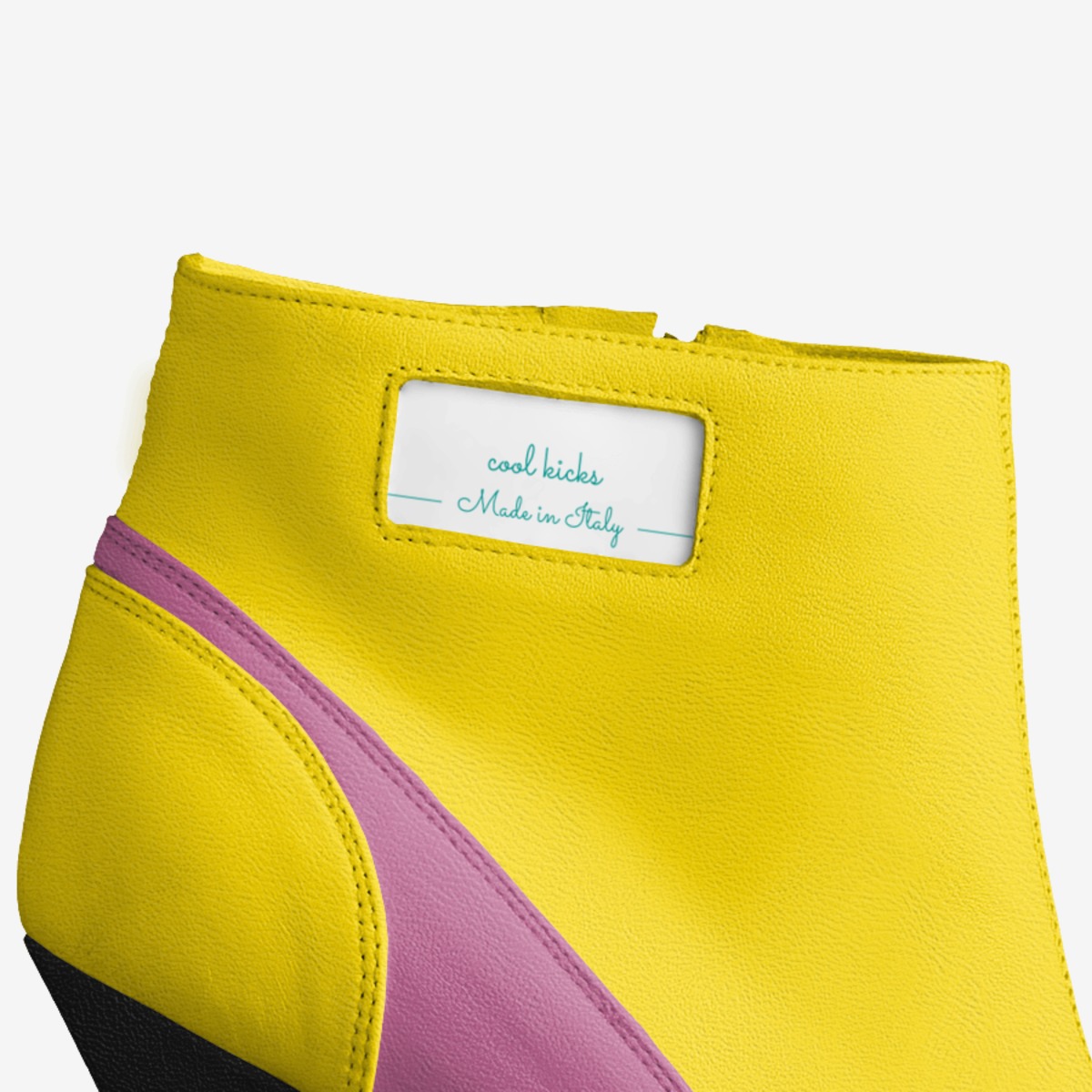 cool kicks custom made in Italy shoes by Tova Whynacht | Detail view