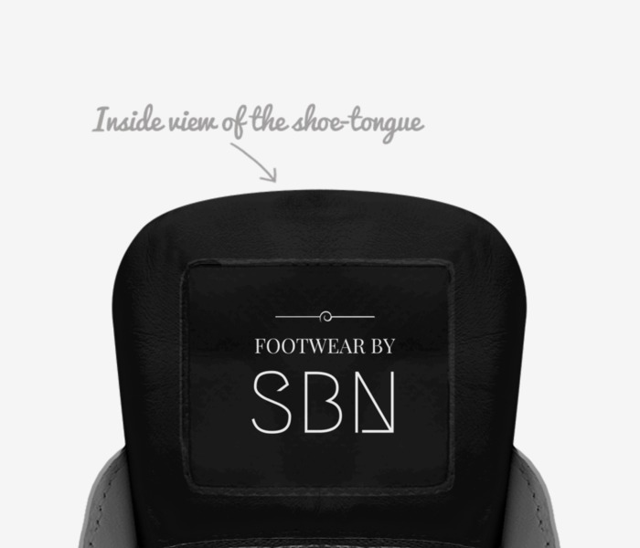 SBN FOOTWEAR custom made in Italy shoes by Style By Nicky | Tongue view