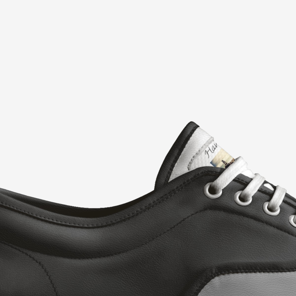 HawkEye custom made in Italy shoes by Julian Cobb | Detail view