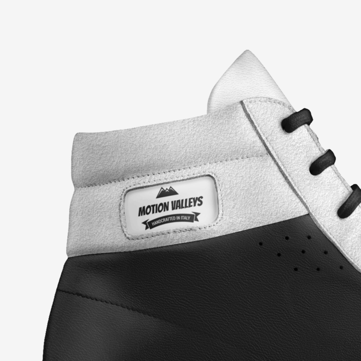 Motion Valleys custom made in Italy shoes by Farrod Wilch | Detail view