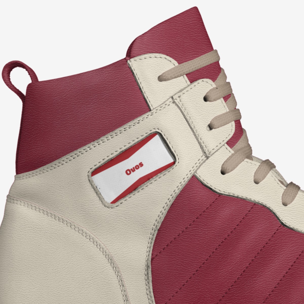 Ovos custom made in Italy shoes by Jojo Bowe | Detail view
