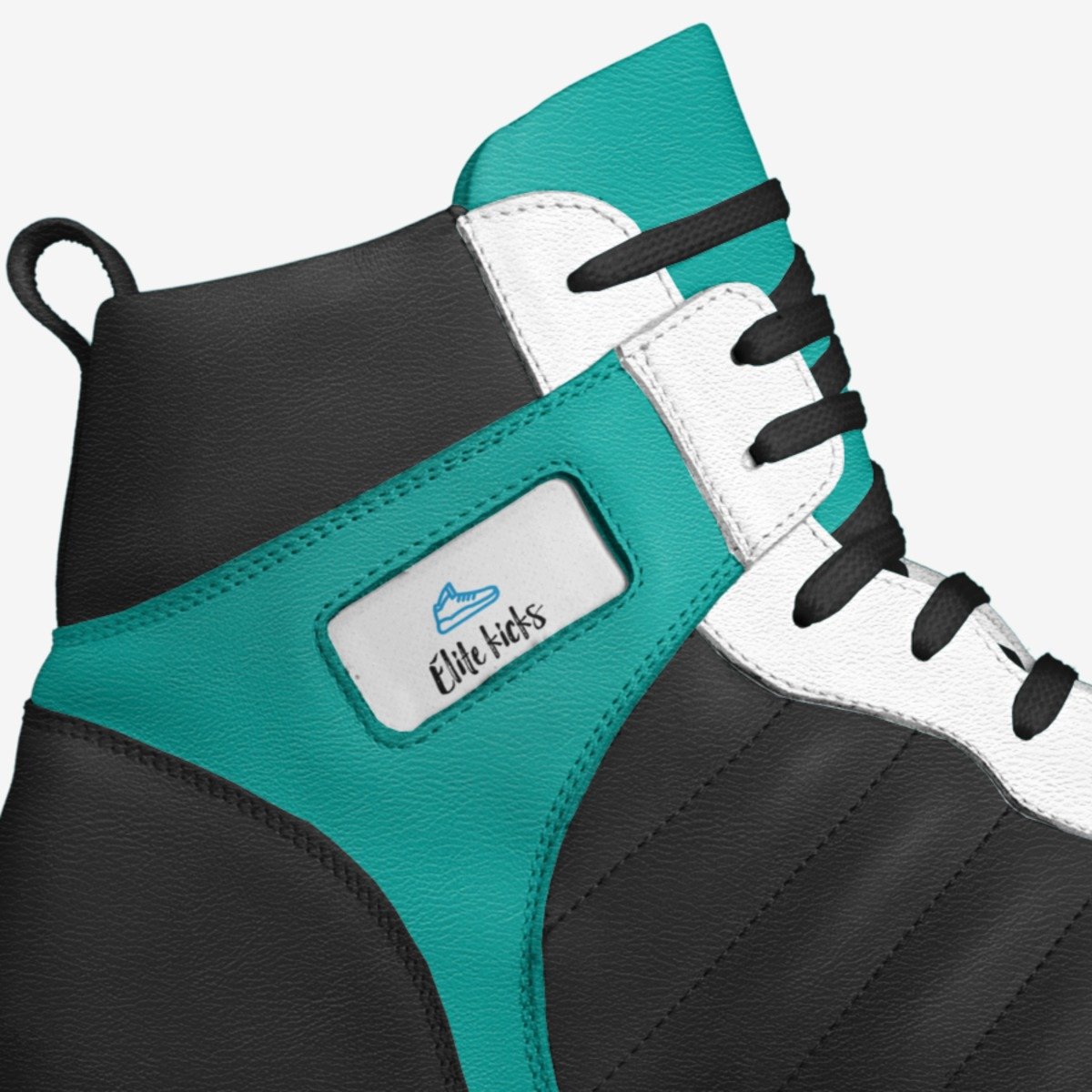 Elite Kicks custom made in Italy shoes by Aaron Strong | Detail view
