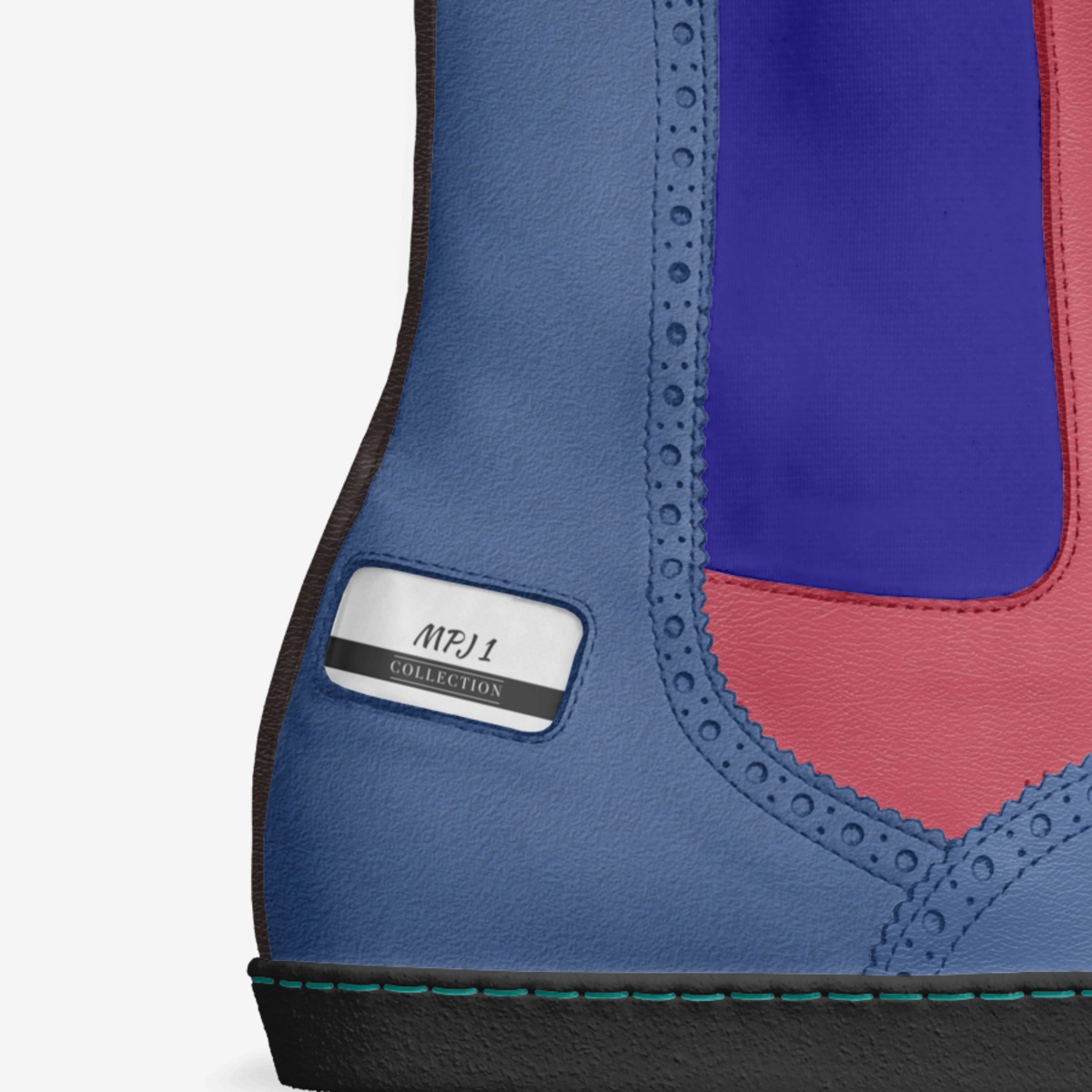 MPJ 1 custom made in Italy shoes by Mikey Pride Jr | Detail view