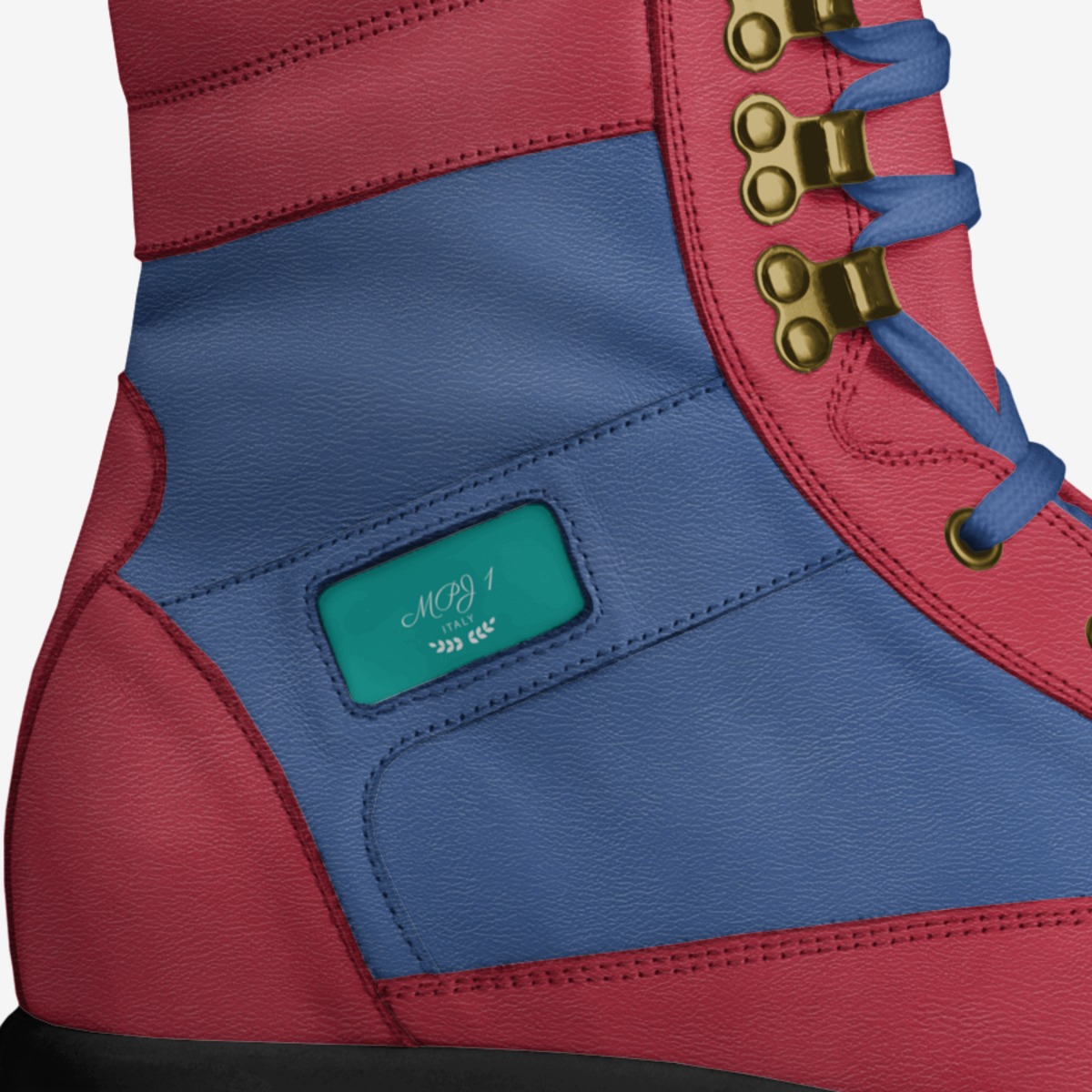 MPJ 1 custom made in Italy shoes by Mikey Pride Jr | Detail view