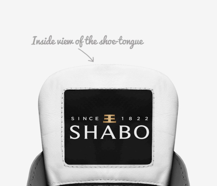 Shabo custom made in Italy shoes by Marinkata | Tongue view