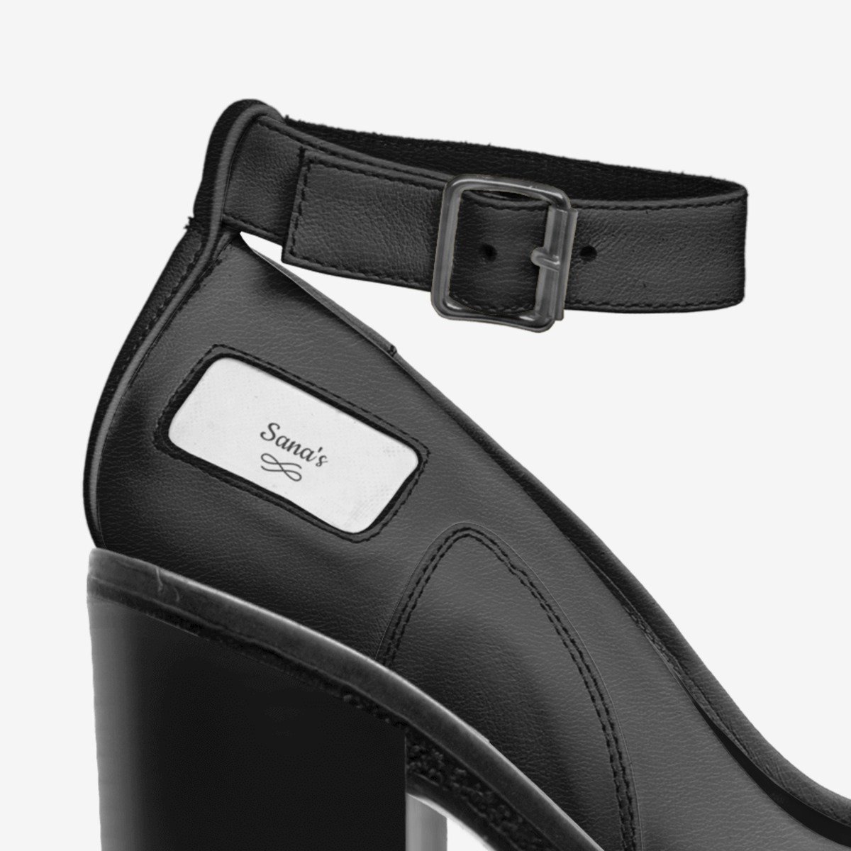 Sana's custom made in Italy shoes by Sana Raja | Detail view