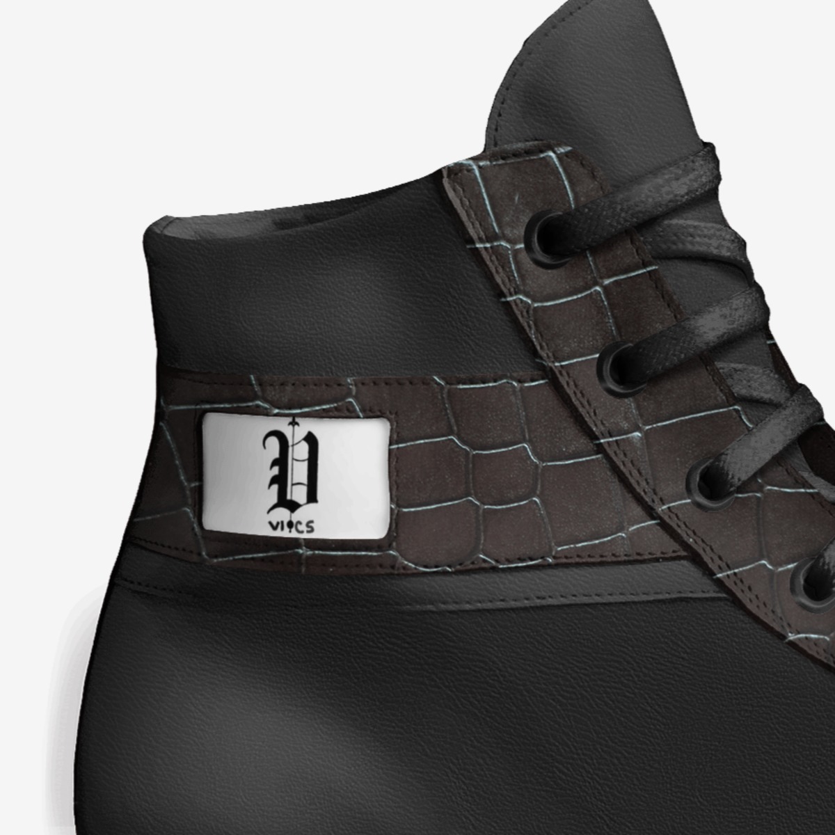 Vics series custom made in Italy shoes by Brayden Murphy | Detail view