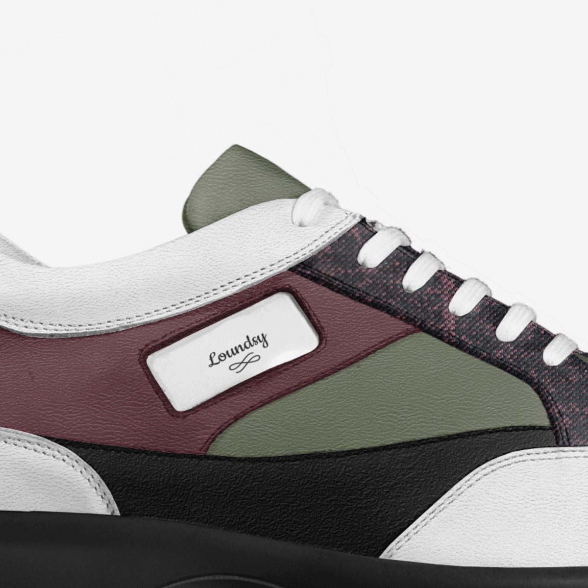 Locked up custom made in Italy shoes by Daryl Lounds | Detail view