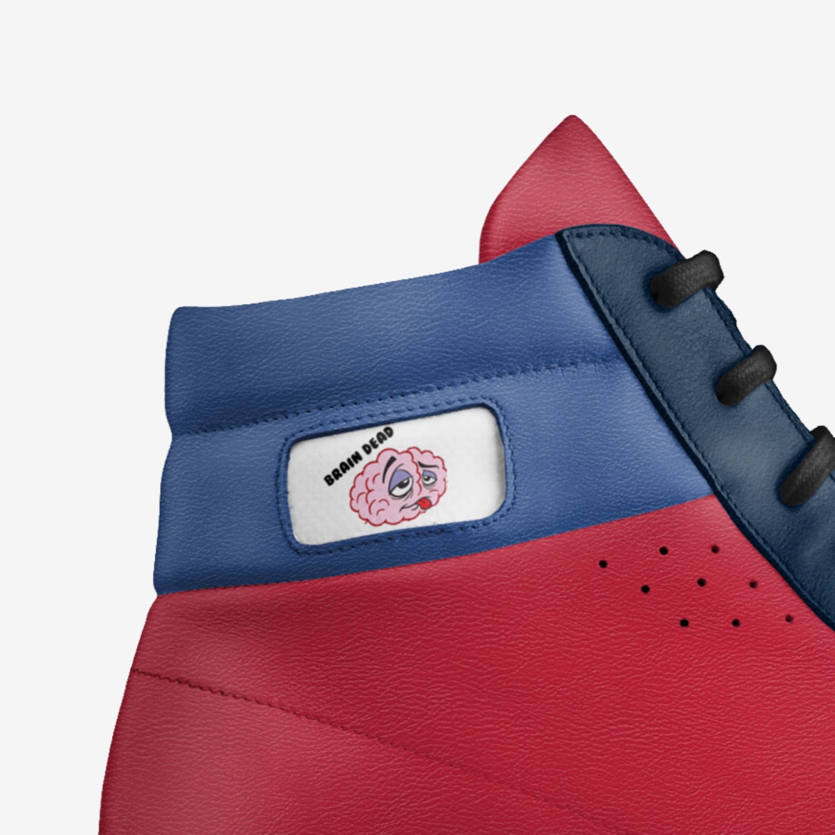 Braindead custom made in Italy shoes by Noah Tucker | Detail view