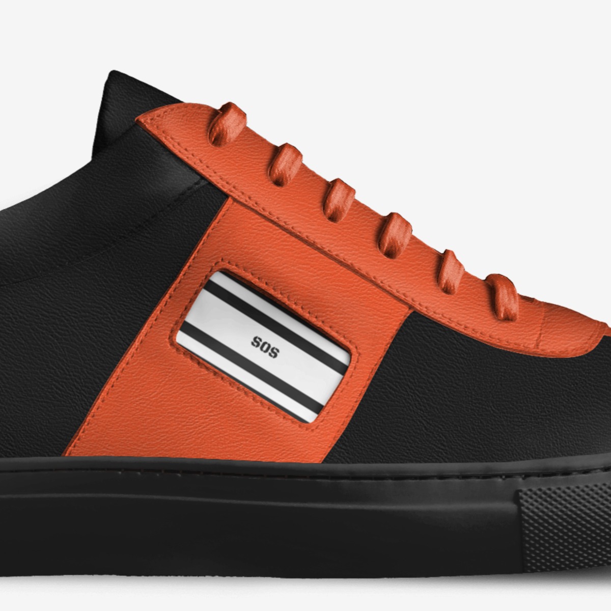 SOS custom made in Italy shoes by Sawyer Wade Hutson | Detail view