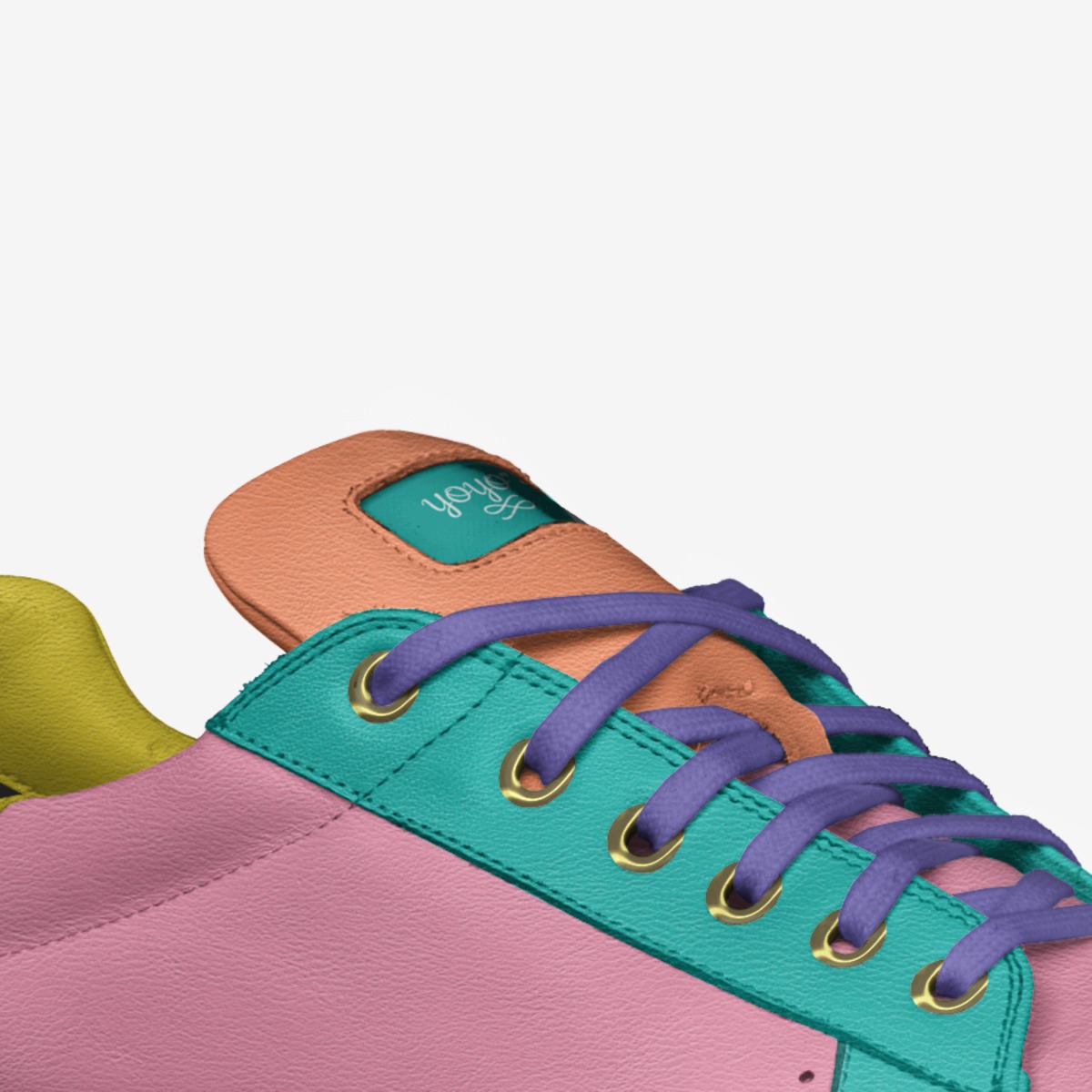 YOYO"S custom made in Italy shoes by Jasmine Boughamer | Detail view
