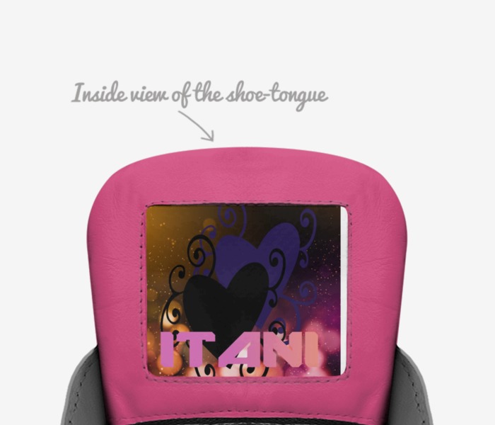 itani custom made in Italy shoes by Amanda J. Itani | Tongue view
