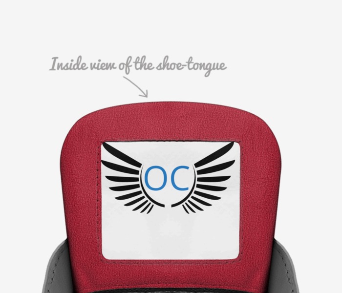 OC custom made in Italy shoes by Aidan Grove | Tongue view