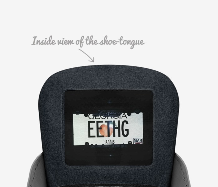 eethg custom made in Italy shoes by Terrence Herschel Gay | Tongue view