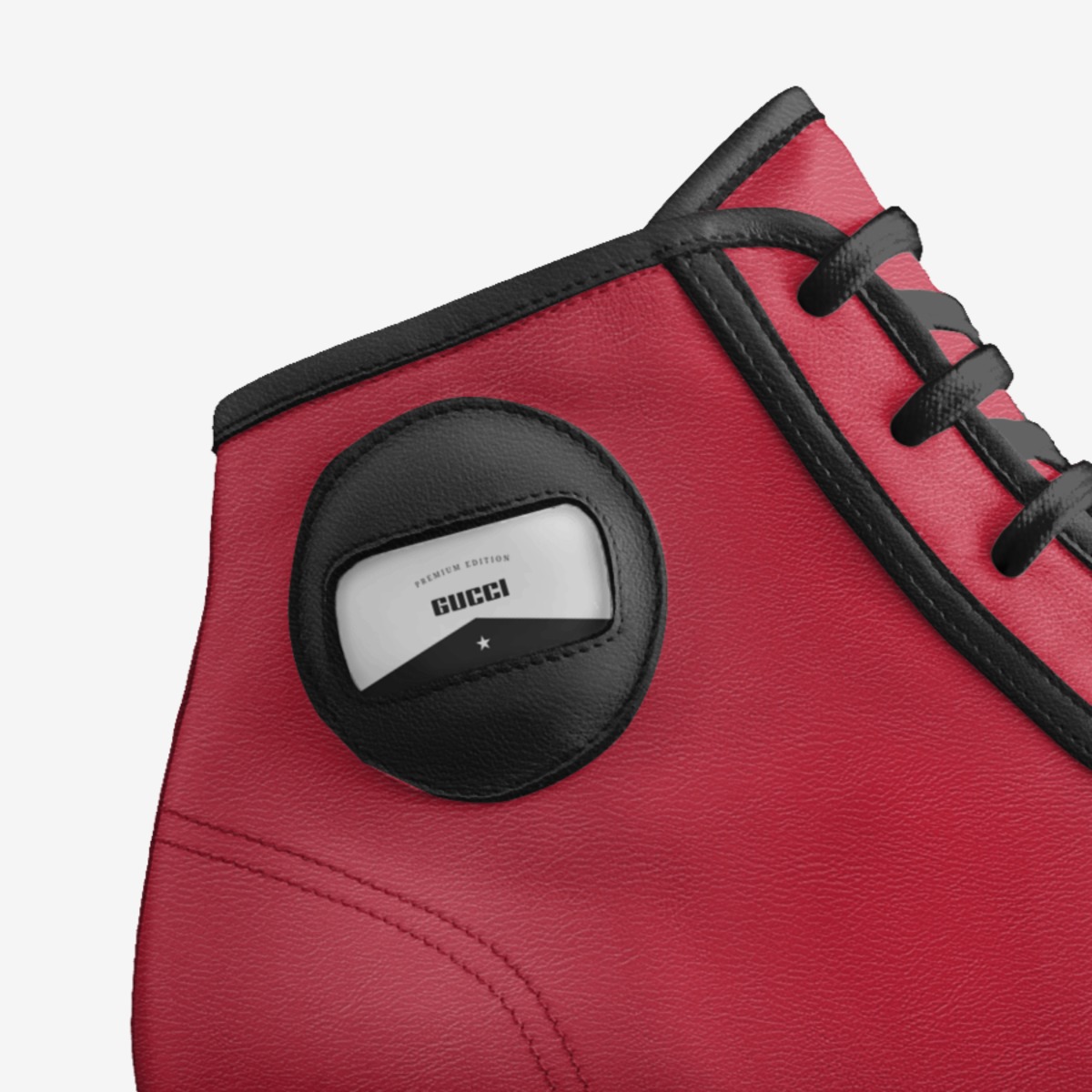 GUCCl custom made in Italy shoes by Steve Bay | Detail view