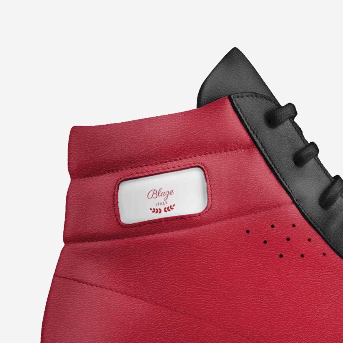 Blaze custom made in Italy shoes by Abhiraj | Detail view