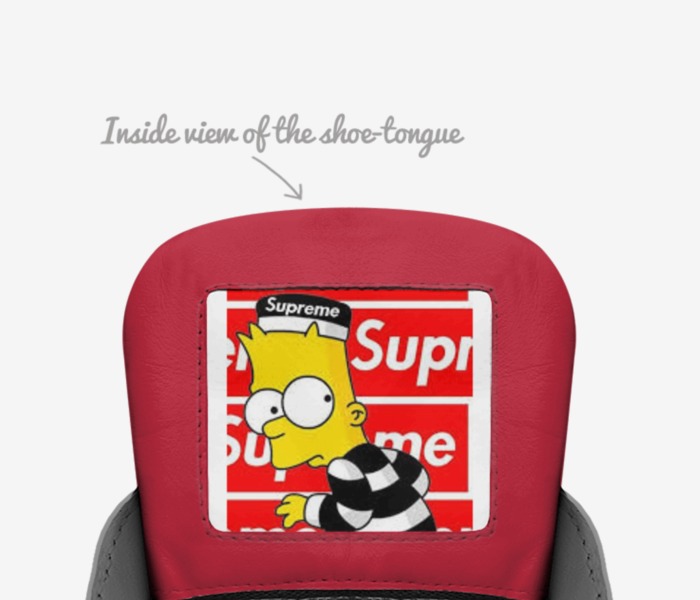 Bart Ones custom made in Italy shoes by Noice Man | Tongue view