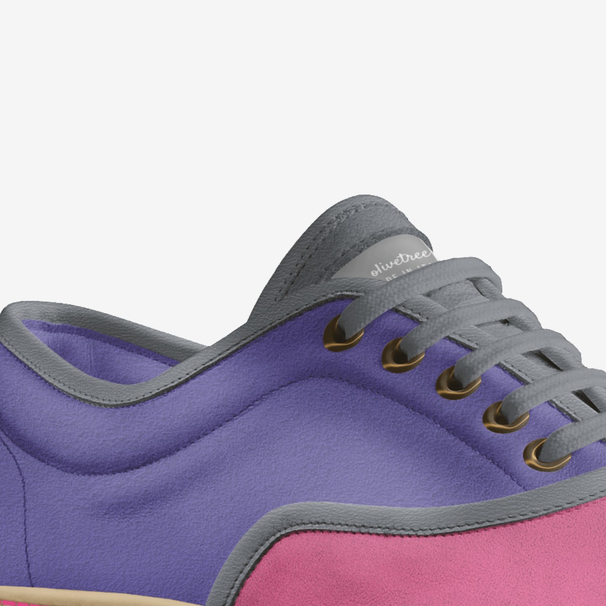 olivetree custom made in Italy shoes by Olivia Tryfus | Detail view